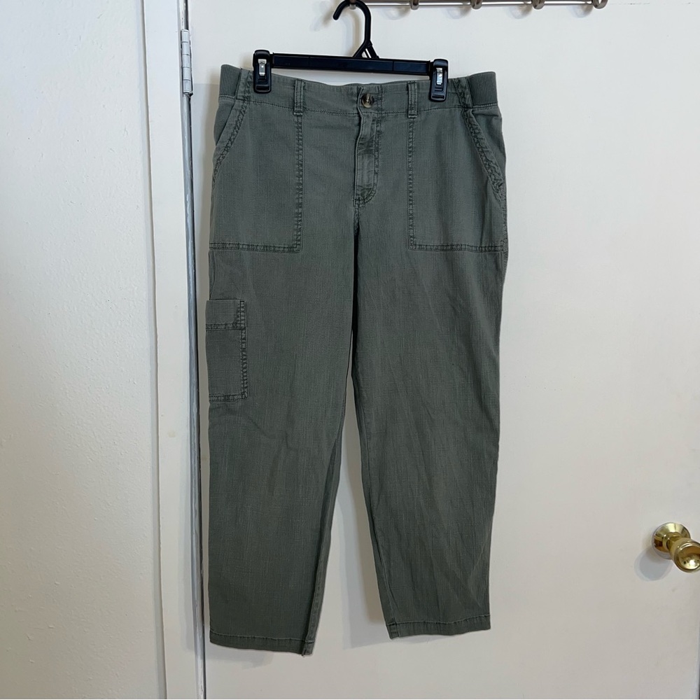 Sonoma olive green cargo pants size 14